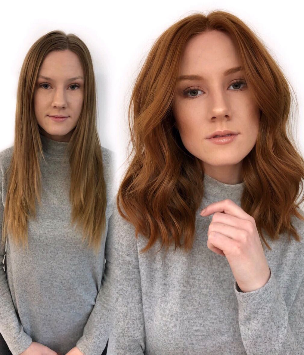 Medium Layered Cut for Thick Hair