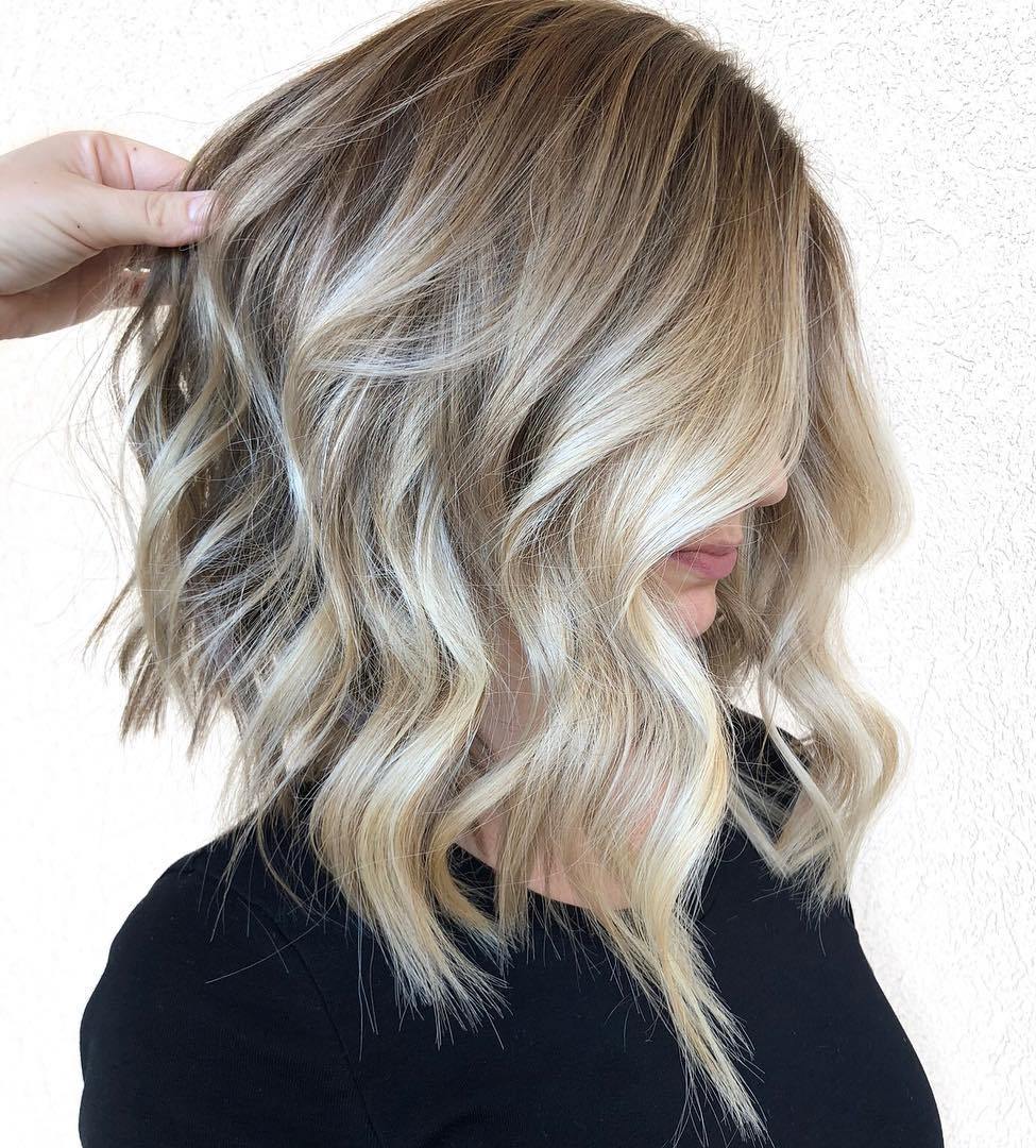 Inverted Lob Haircut for Medium Thick Hair