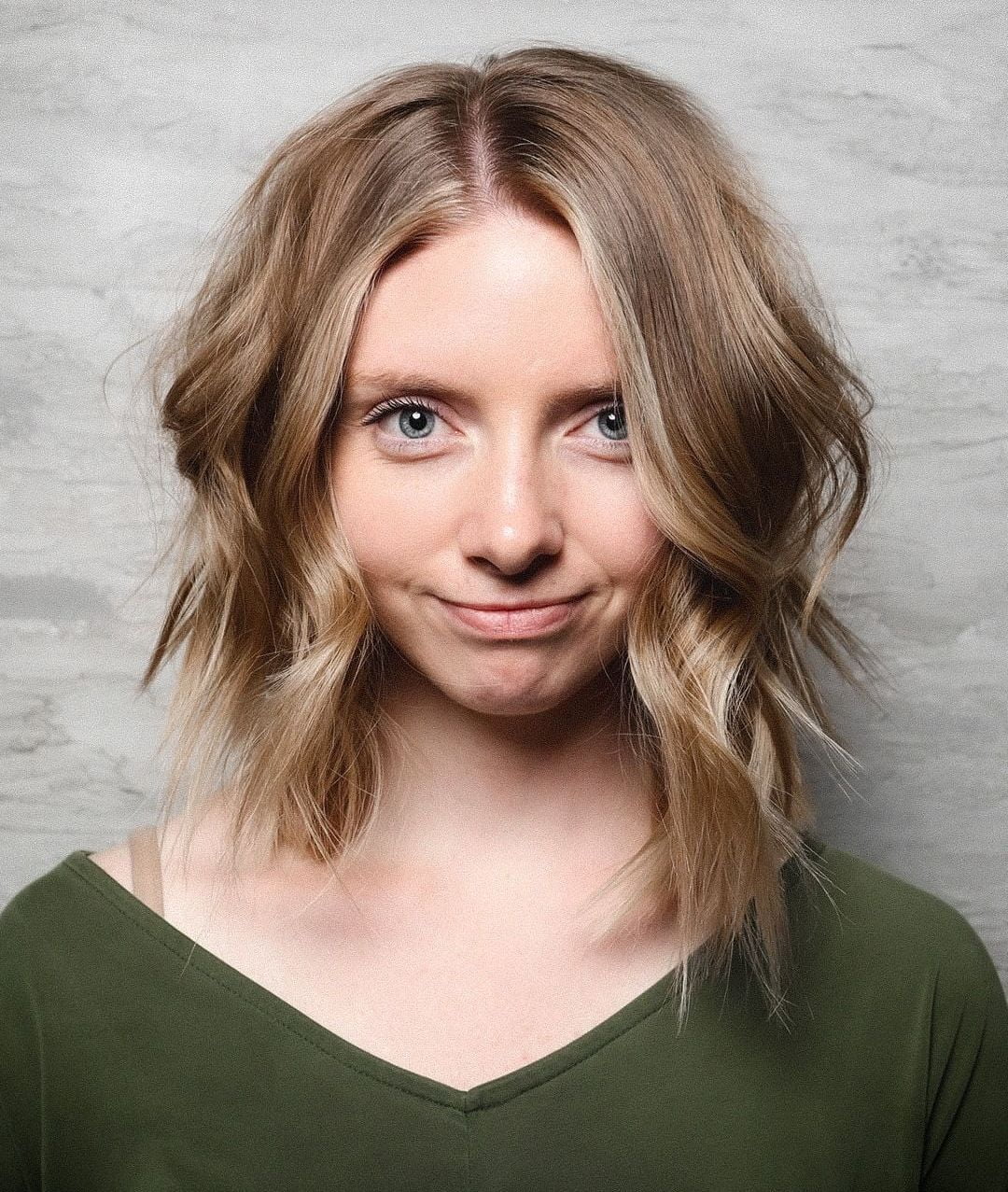 Cute Mid-Length Bob with Curls