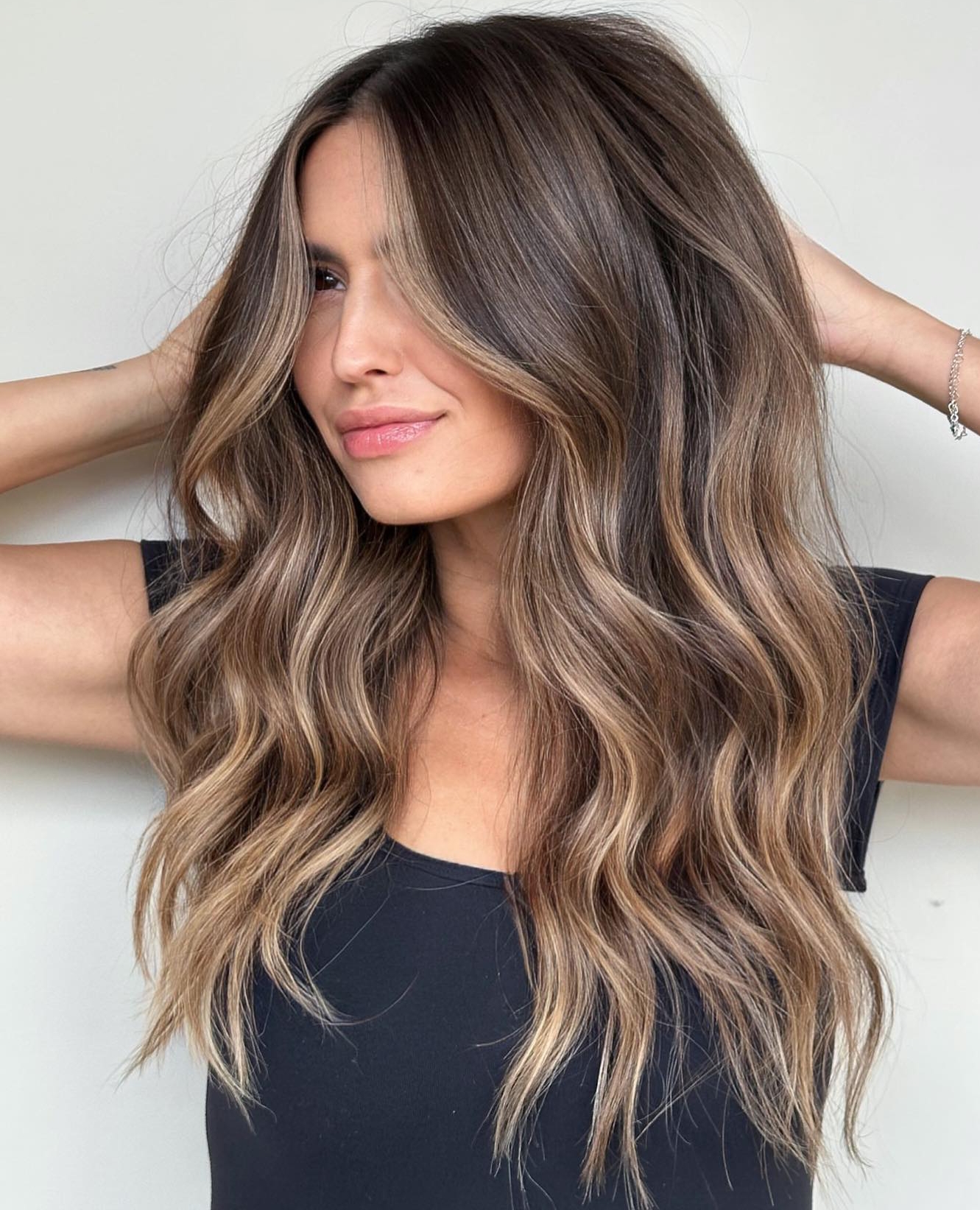 Long Wavy Sandy Brown Hair